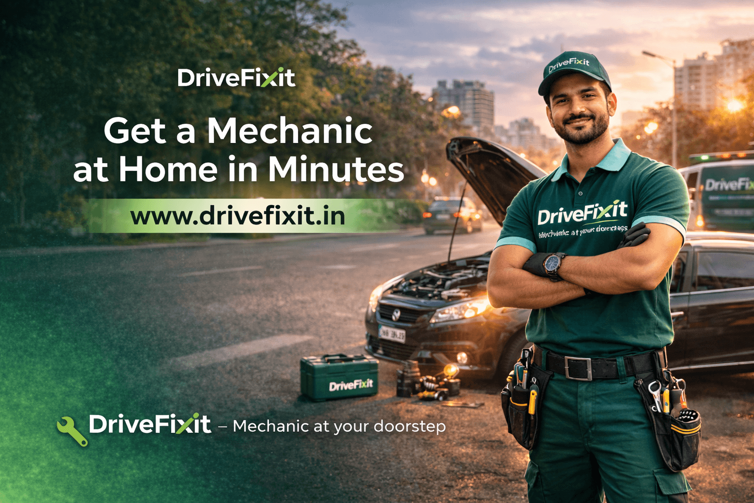 Mechanic at home poster
